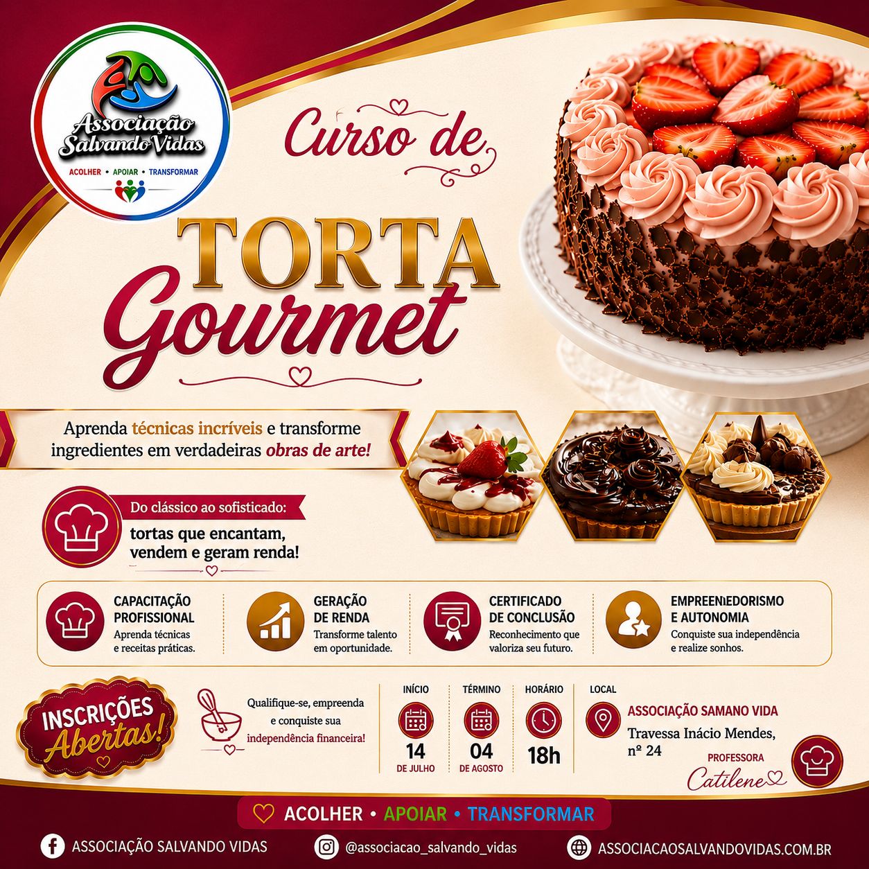 Curso de Torta Gourmet